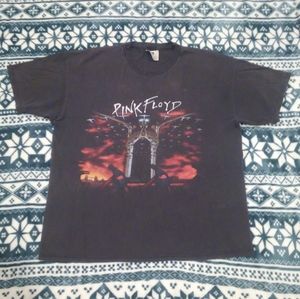 🎹 Pink Floyd 90s Vtg 💎 🔥 The Wall Shirt XL ⚒️ Marching Hammers 🎸 Original